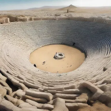 According to Greek mythology, ancient amphitheatrical arenas were the settings for epic clashes between gods and monsters.
