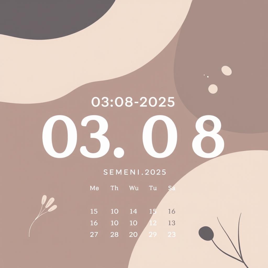 semanario personalizado con la fecha "03