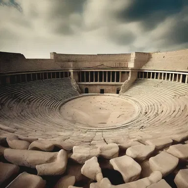 According to Greek mythology, ancient amphitheatrical arenas were the settings for epic clashes between gods and monsters.