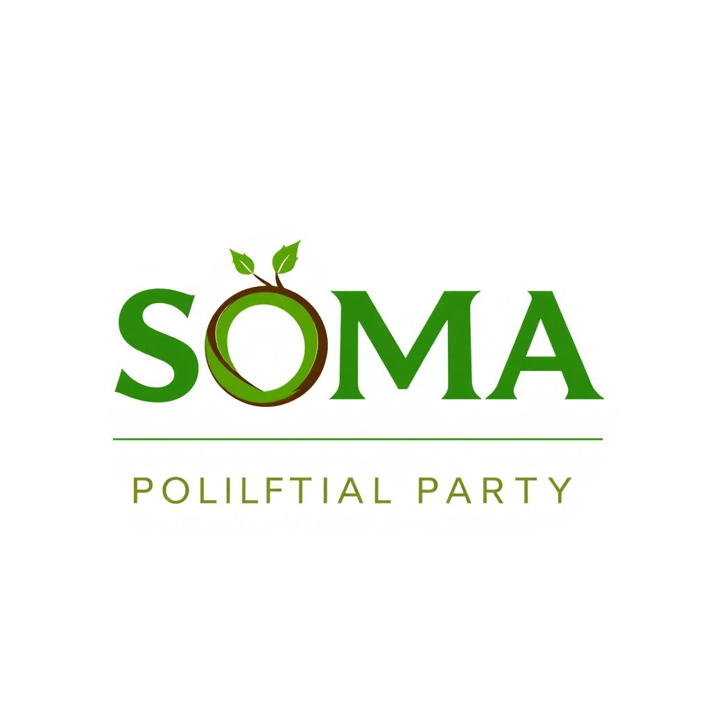 SOMA: Bold & Contemporary Political Party Logo