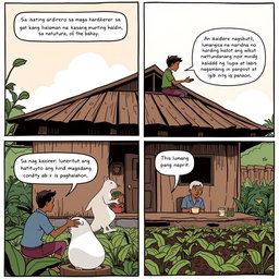 Isang komiks na tumutukoy sa mga suliranin sa agrikultura na nakatuon sa paghahalaman
