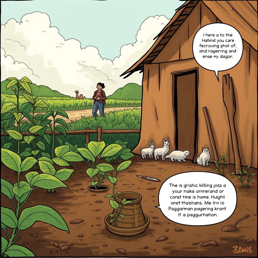 Isang komiks na tumutukoy sa mga suliranin sa agrikultura na nakatuon sa paghahalaman