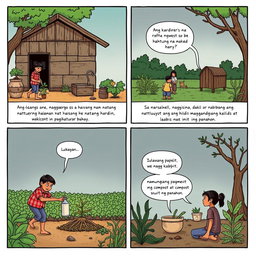 Isang komiks na tumutukoy sa mga suliranin sa agrikultura na nakatuon sa paghahalaman