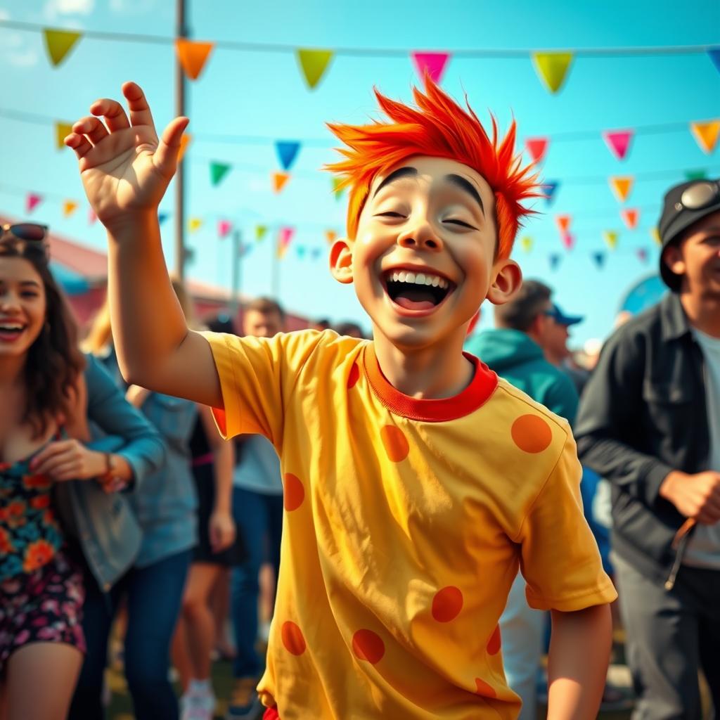 A lively, energetic video featuring Kurt engaging in an exciting activity
