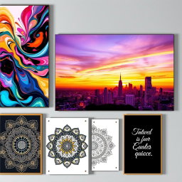 A diverse collection of wall art posters that brighten up any space
