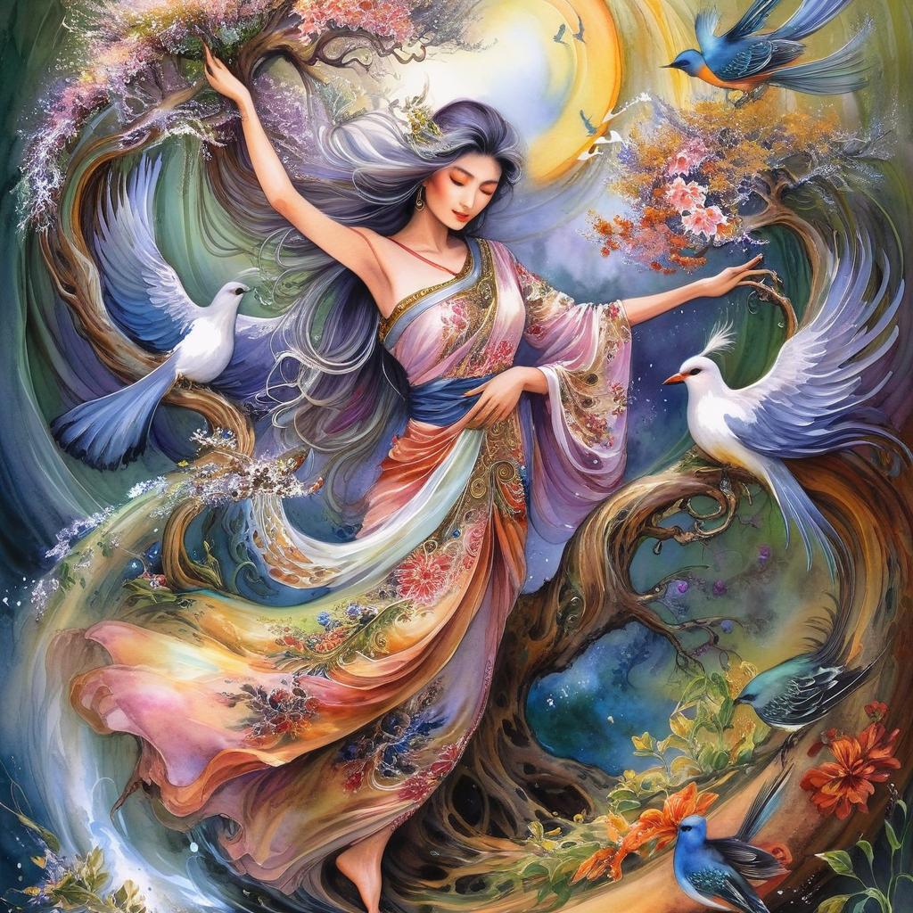 Fantasy Unleashed: Fairy, Mermaid, and Divine Nature