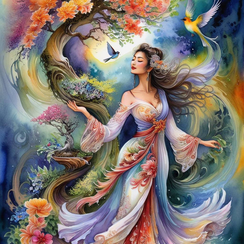 Enchanting Fairy Deity: A Fantasy Masterpiece