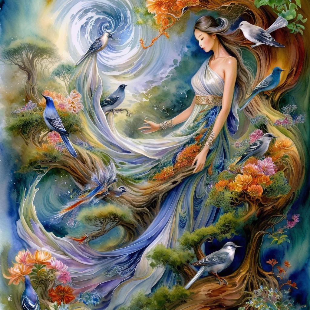 Enchanting Mermaid Fairy: A Whimsical Flight