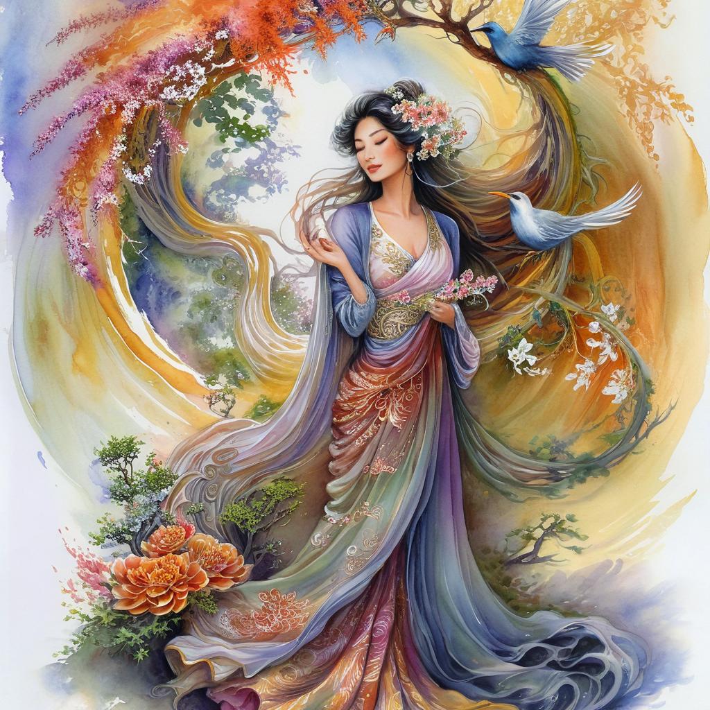 Enchanting Ethereal Beauty: An Angelic Muse