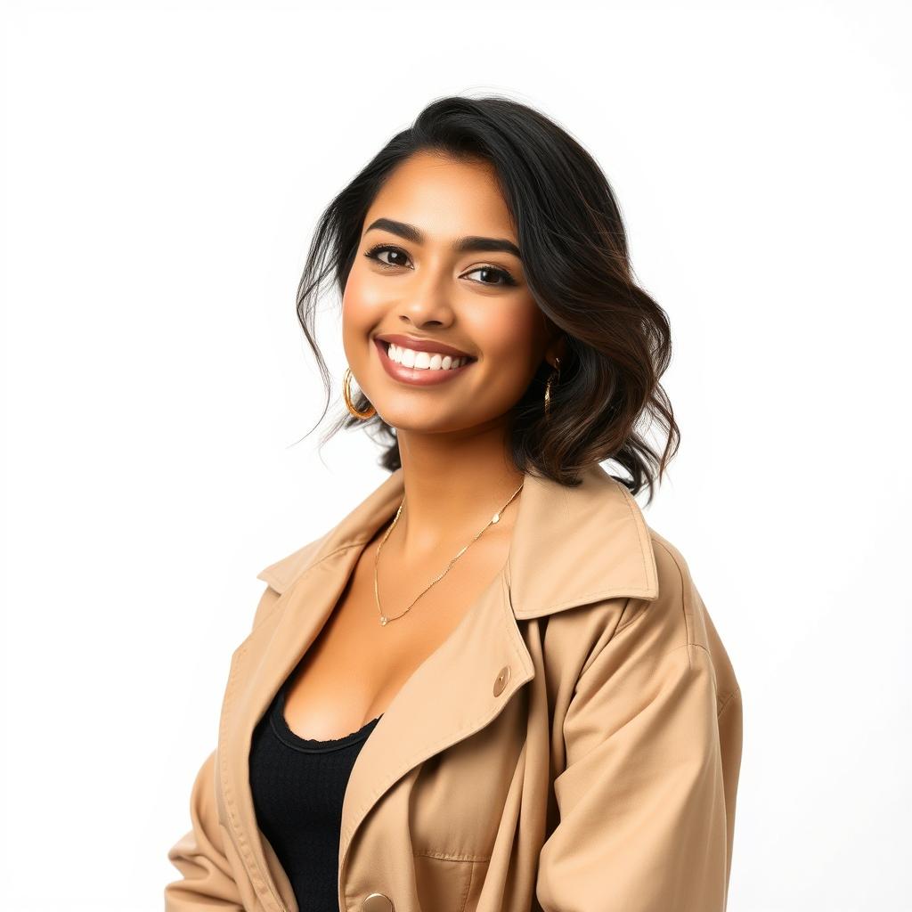 Captivating Portrait of Zaya: Embracing Style and Confidence