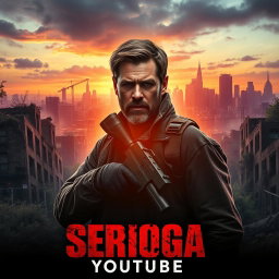 A movie poster for 'Serioga: Youtube', inspired by the film 'I Am Legend'