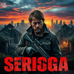 A movie poster for 'Serioga: Youtube', inspired by the film 'I Am Legend'