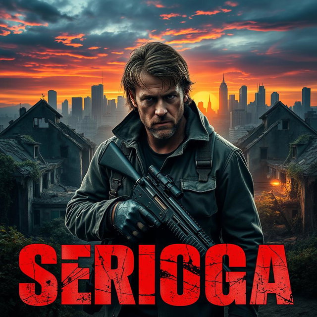 A movie poster for 'Serioga: Youtube', inspired by the film 'I Am Legend'