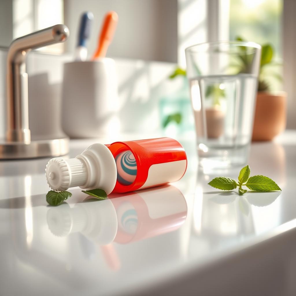 Vibrant Toothpaste Capsules: A Splash of Color
