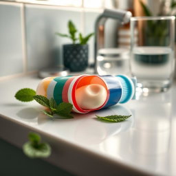 Vibrant Toothpaste Capsules: A Splash of Color