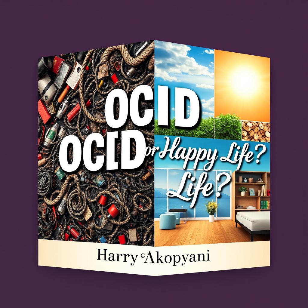 OCD or Happy Life? | Vibrant Book Cover Design