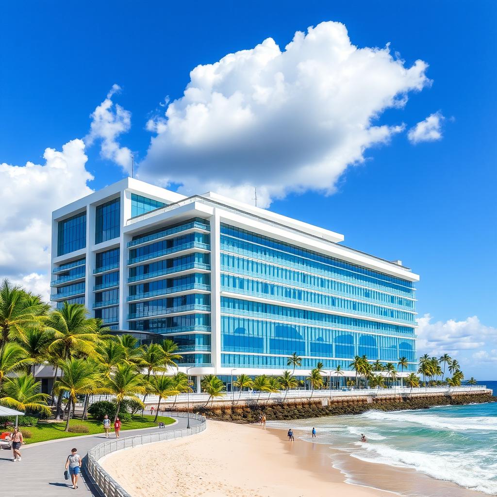 Coastal Elegance: Modern Building by the Sea