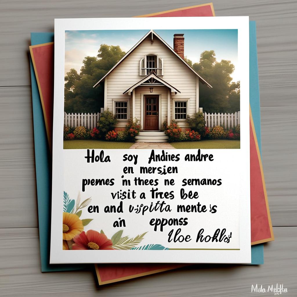 Charming Cozy House: A Postcard Perfect Scene