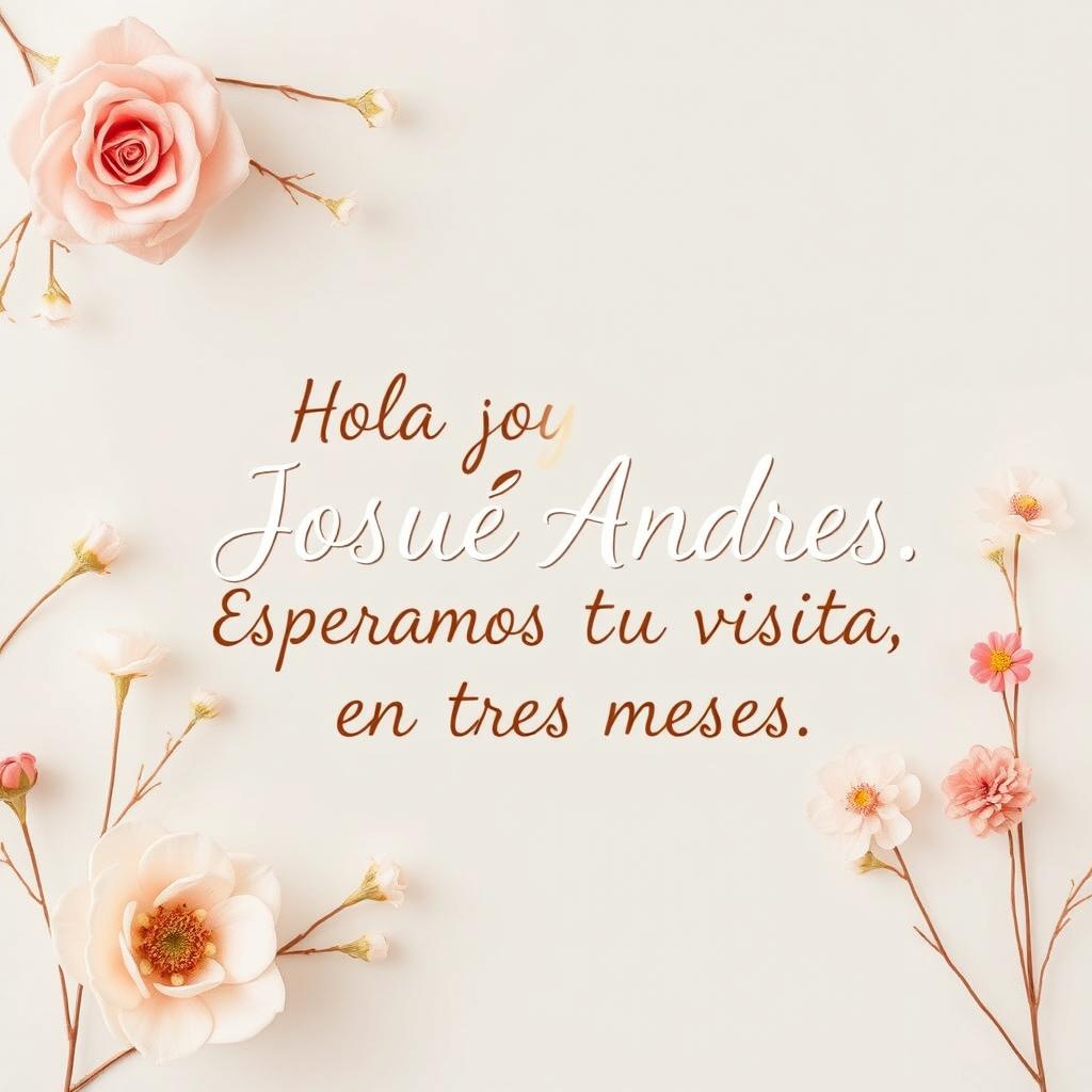 "Hola soy Josué Andrés