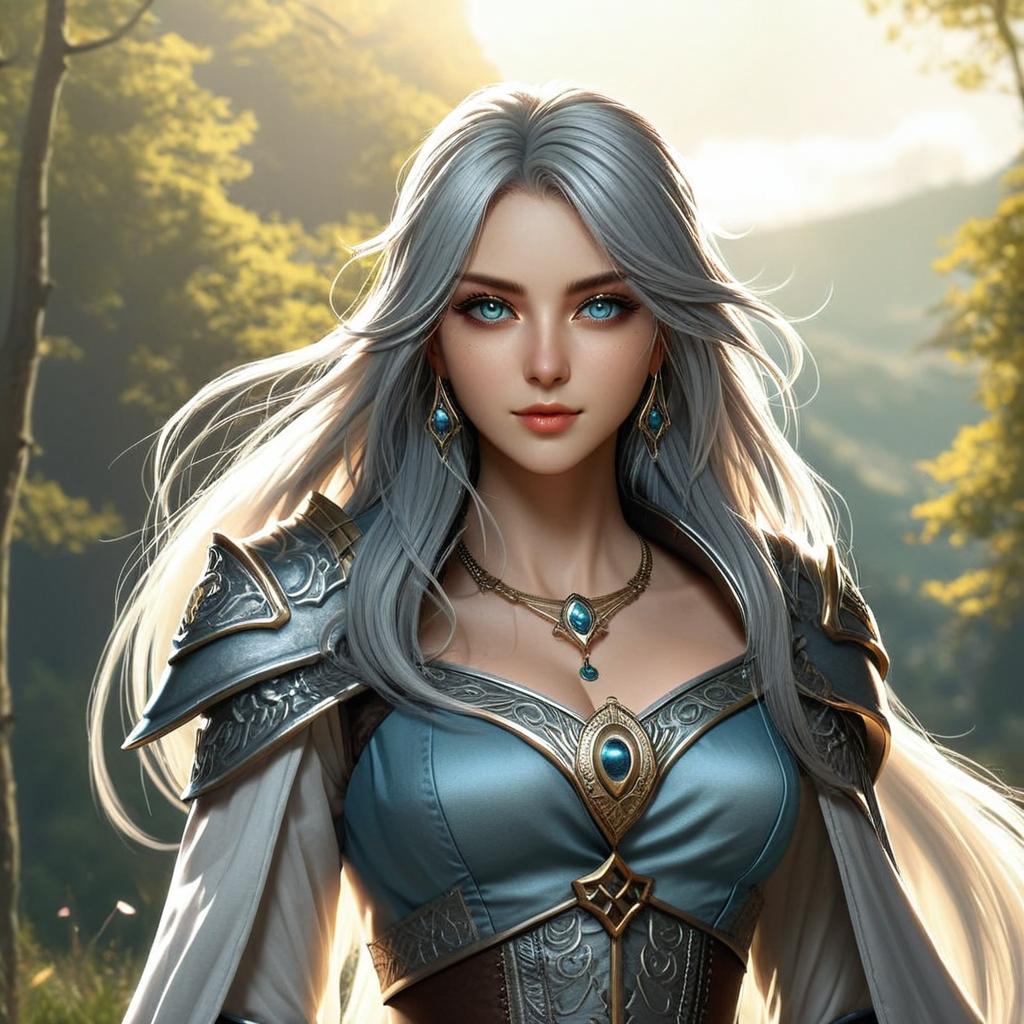 Empowered Elegance: A Warrior's Grace
