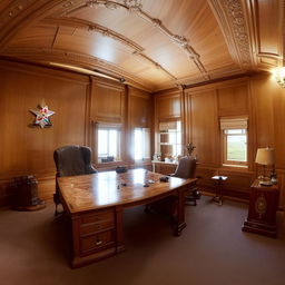 military chief's penthouse office