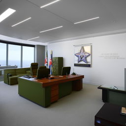 military chief's penthouse office