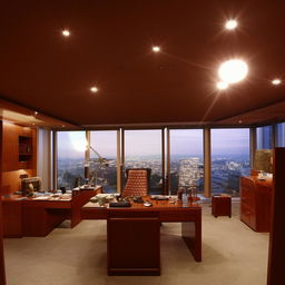 military chief's penthouse office