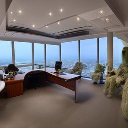 military chief's penthouse office