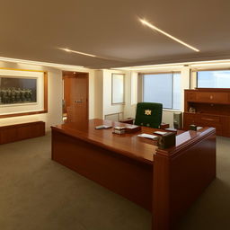 military chief's penthouse office