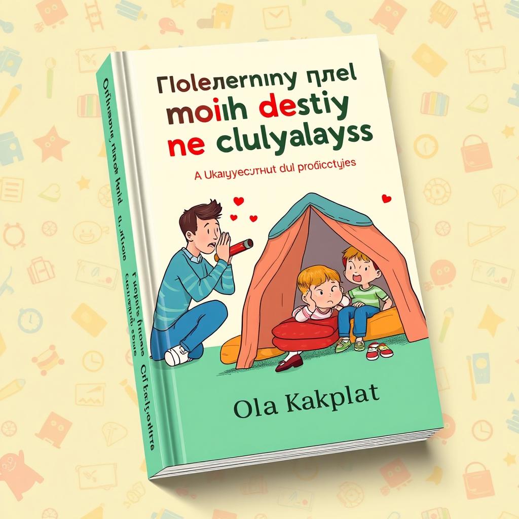 A book cover design for 'Почему мои дети не слушаются: Руководство для родителей' by Ольга Скарлат