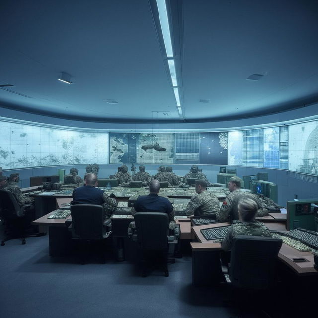 military control room