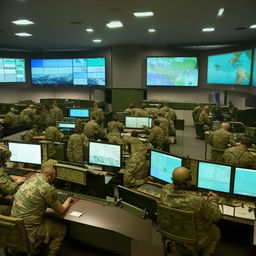 military control room