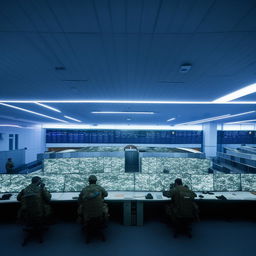 military control room