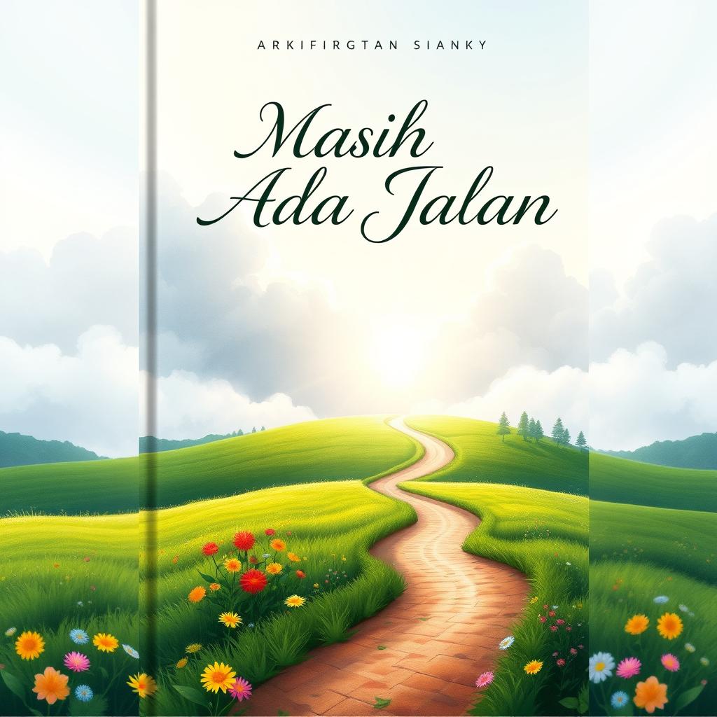 A beautifully illustrated cover for a Christian book titled 'Masih Ada Jalan'