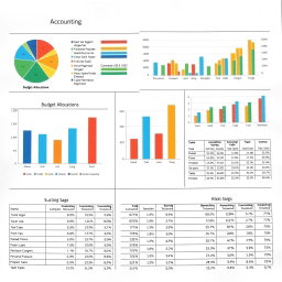 Vibrant Accounting Report with Dynamic Charts