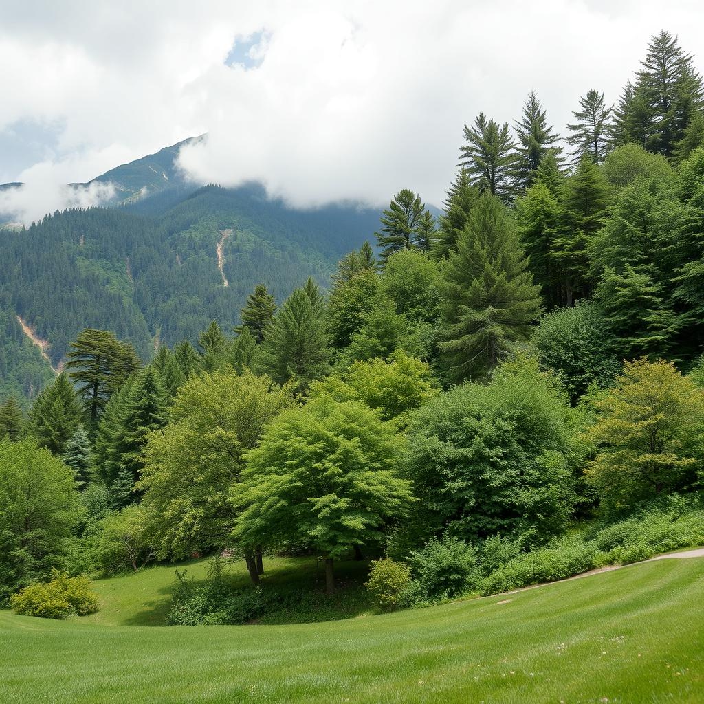 Explore a Scenic Golf Course in the Mountains