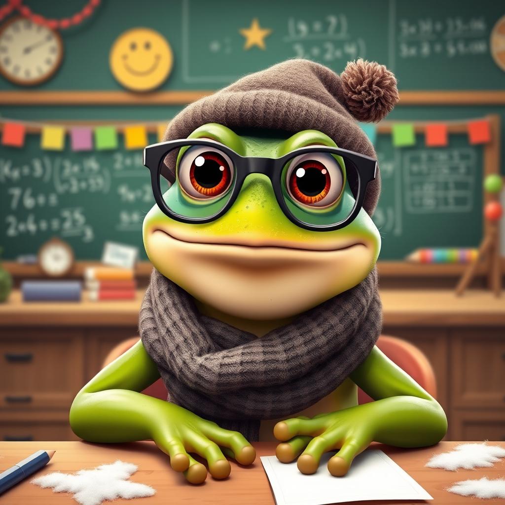 Learn Math with a Cool Frog Teacher!