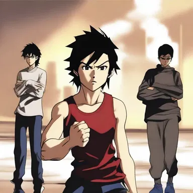 The protagonist's determination was amply portrayed through their intense training scenes.