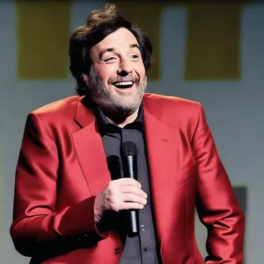 The comedian's jokes were amply delivered, making the audience burst into laughter.