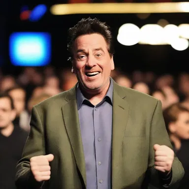 The comedian's jokes were amply delivered, making the audience burst into laughter.