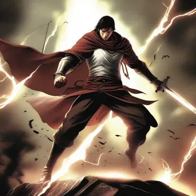 The protagonist's power grew amply with each epic battle, making them undefeatable.