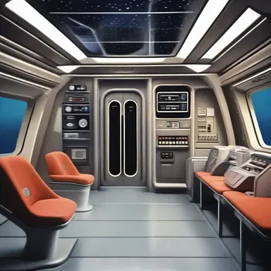 The spaceship was amply equipped with advanced technology, enabling intergalactic travel.