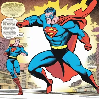 The superhero's powers were amply showcased in the comic panels, leaving readers in awe.