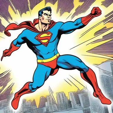 The superhero's powers were amply showcased in the comic panels, leaving readers in awe.