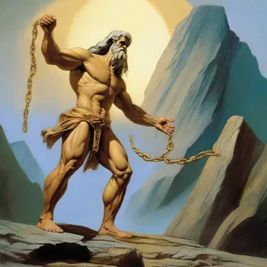 Zeus amply punished Prometheus by chaining him to a mountain as an eternal consequence for his actions.