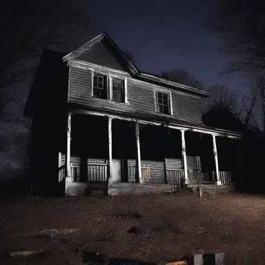 The haunted house was amply filled with eerie shadows and echoed with spine-chilling sounds.