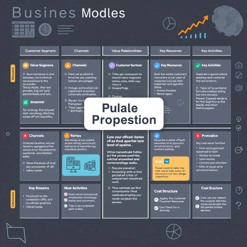 A detailed illustration of the Value Proposition section of a Business Model Canvas