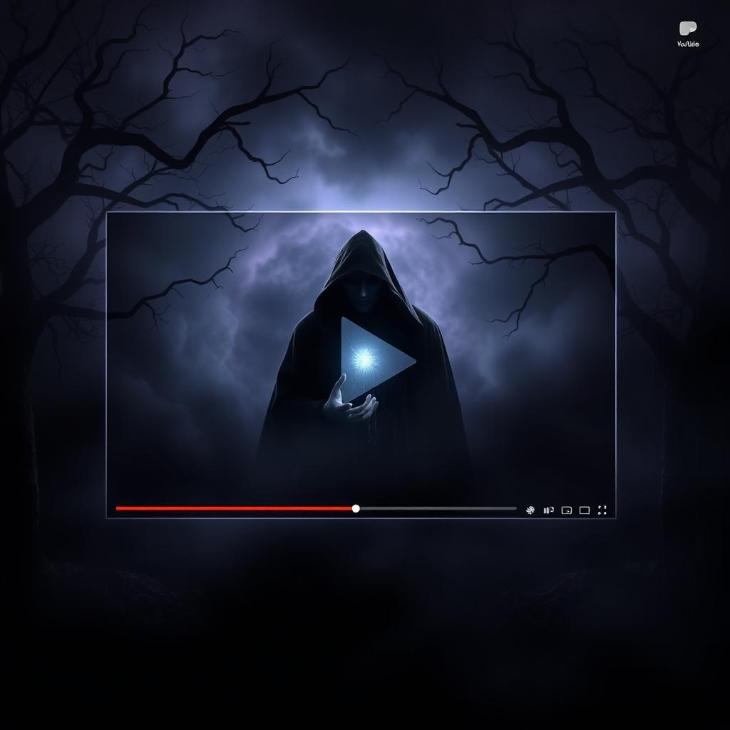 A captivating image featuring a YouTube frame showcasing an eerie and atmospheric scene