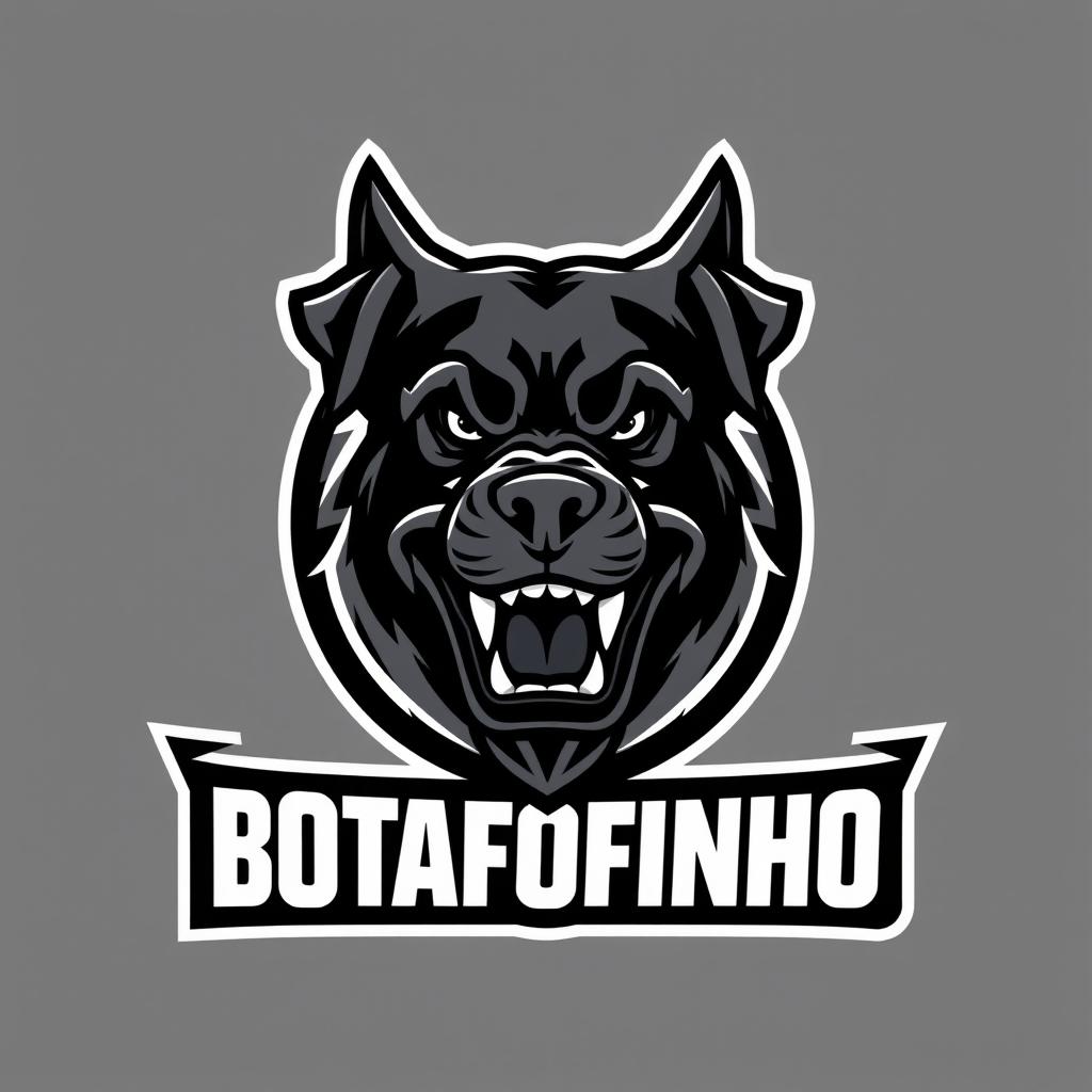 Design a logo for an E-Sports team named 'BOTAFOFINHO'