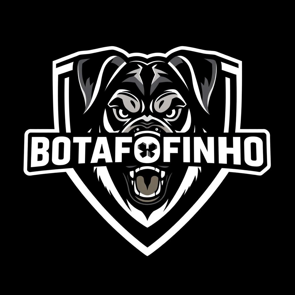 Design a logo for an E-Sports team named 'BOTAFOFINHO'
